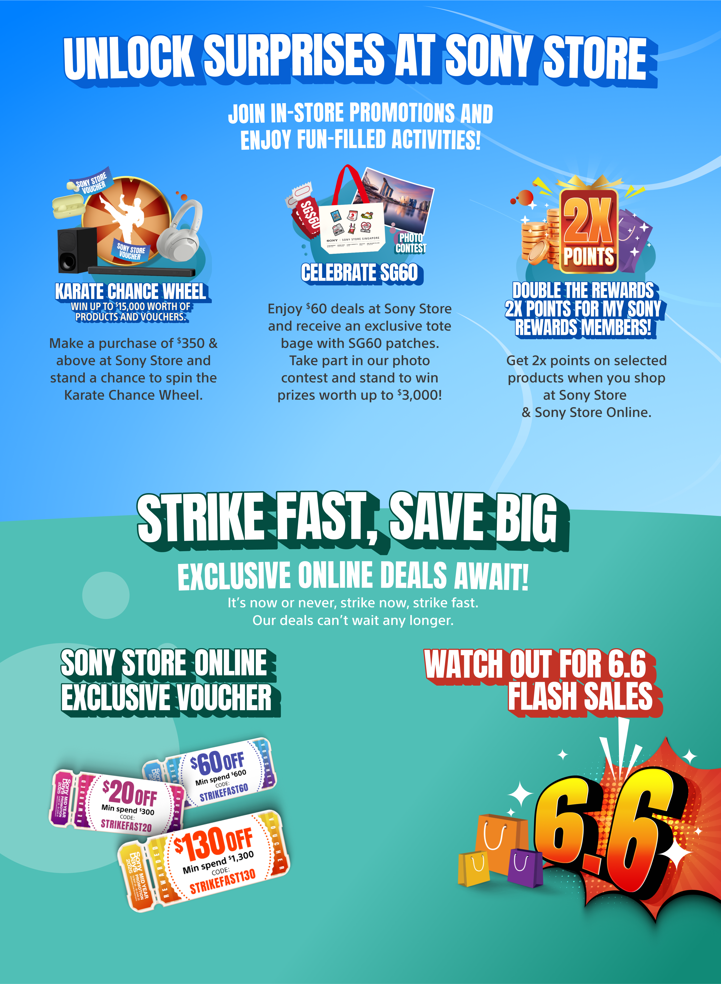 Sony Store Promotions Banner